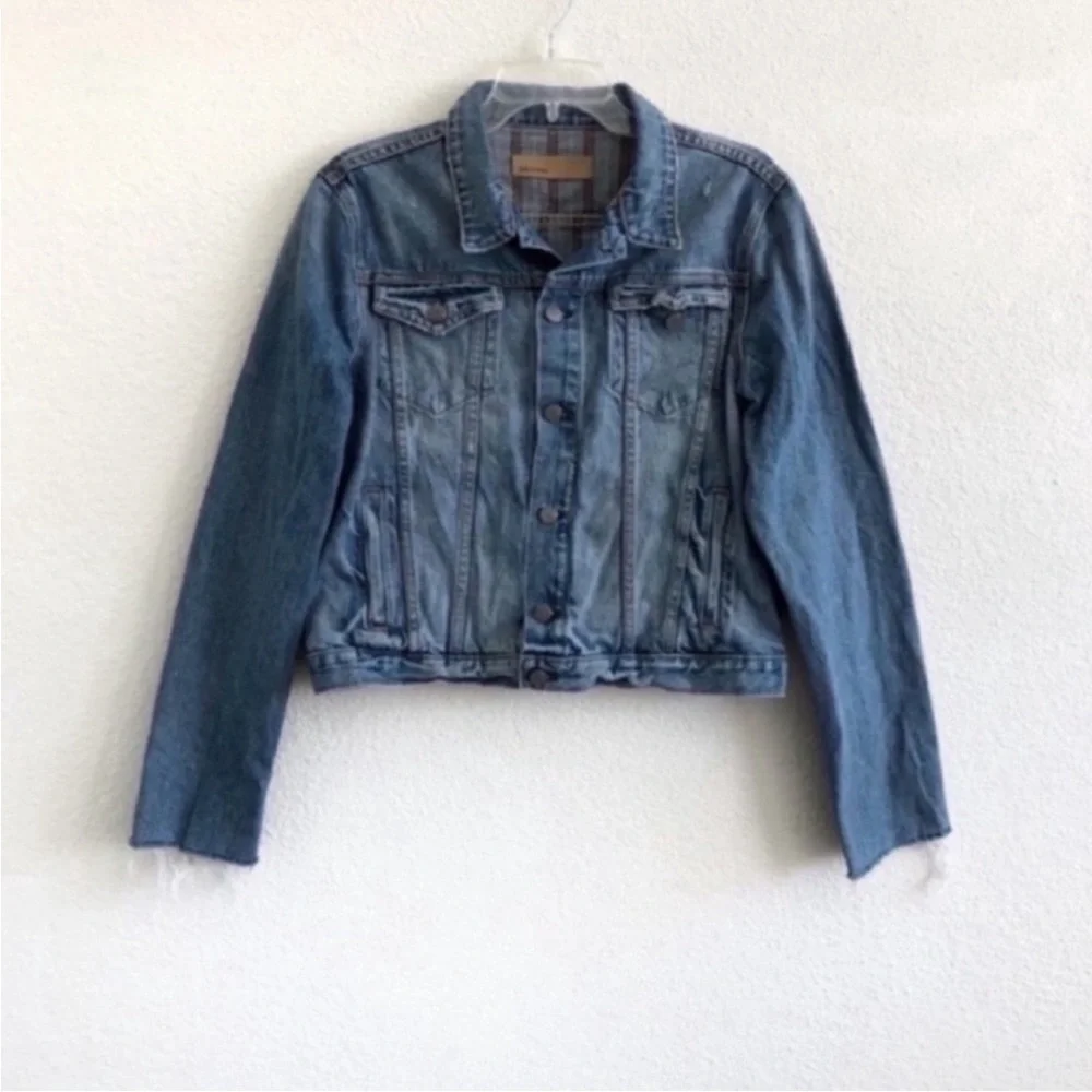 GRLFRND Bianca Cuff Denim Jacket Maiori